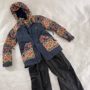 Burton Womens Ski Snow Snowboard Ski XS Outfit Set